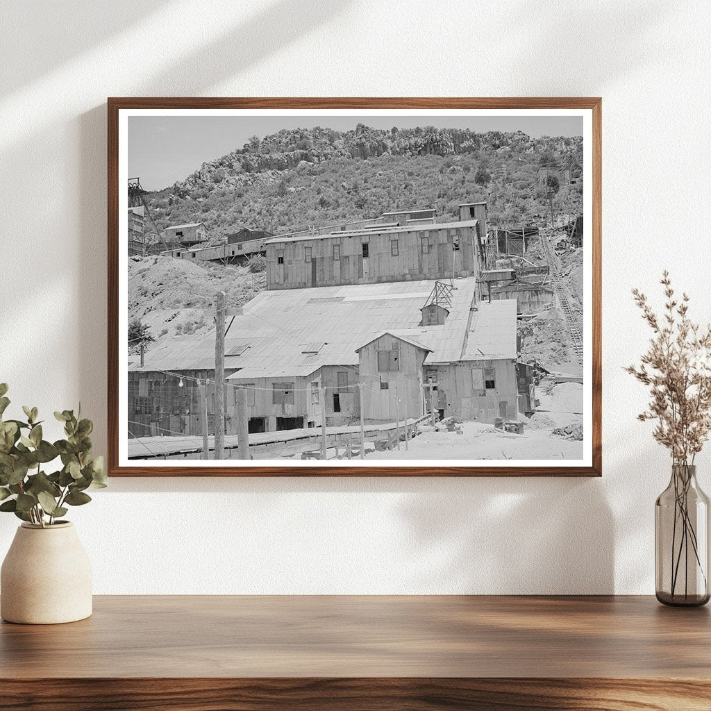 Mill at Gold Mine in Mogollon New Mexico June 1940