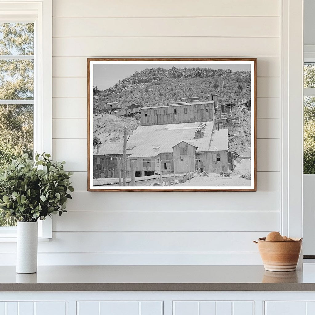 Mill at Gold Mine in Mogollon New Mexico June 1940