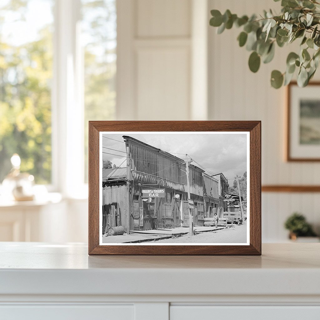 Mogollon New Mexico Main Street Detail June 1940