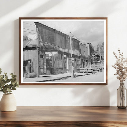 Mogollon New Mexico Main Street Detail June 1940