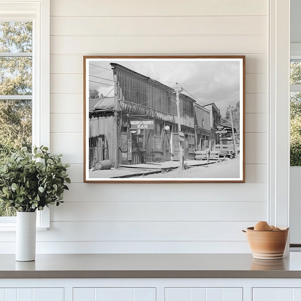 Mogollon New Mexico Main Street Detail June 1940