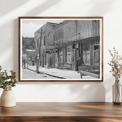 Main Street Mogollon New Mexico June 1940 Image