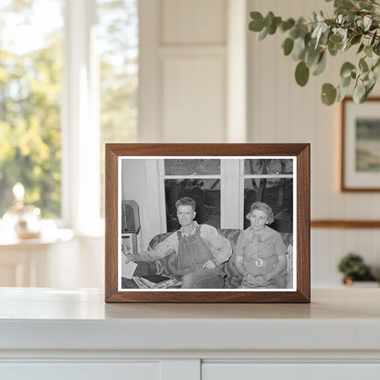 Mr and Mrs Craig at Home in Pie Town New Mexico 1940