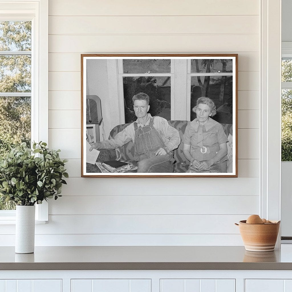 Mr and Mrs Craig at Home in Pie Town New Mexico 1940