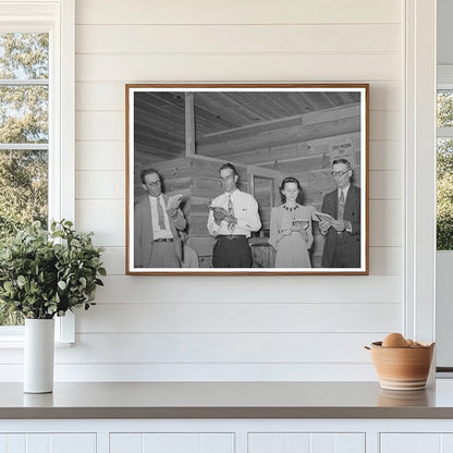 1940 Community Sing in Pie Town New Mexico Quartette