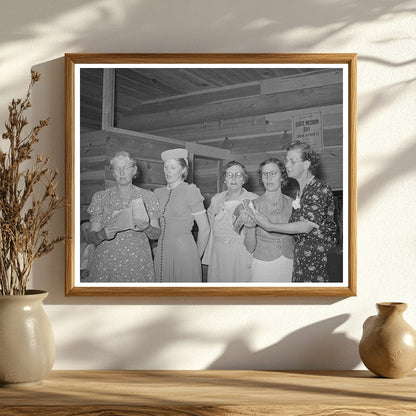 Ladies Quintette Performing at Community Sing in 1940