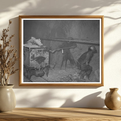 Gold Ore Mucking at Mogollon Mine New Mexico June 1940