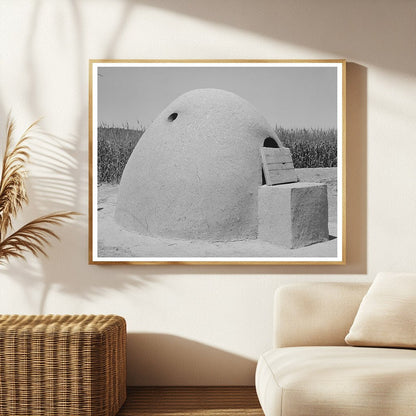 Adobe Oven in Chamisal New Mexico July 1940