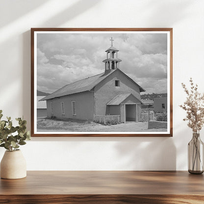 Catholic Church in Chamisal New Mexico July 1940