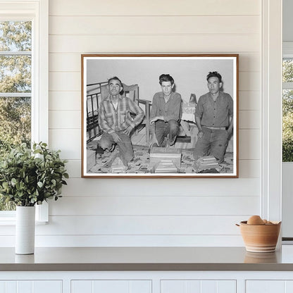 Spanish-American Wood Carvers in Chamisal New Mexico 1940