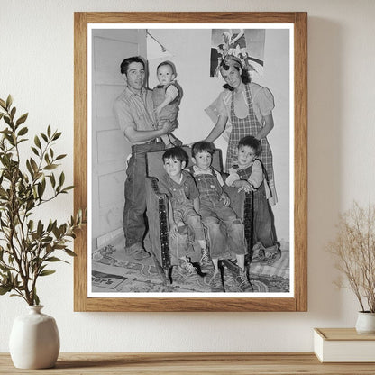 Spanish-American Family in Chamisal New Mexico 1940