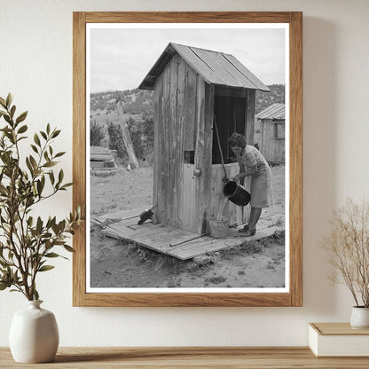 Covered Well in Chamisal Taos County New Mexico 1940