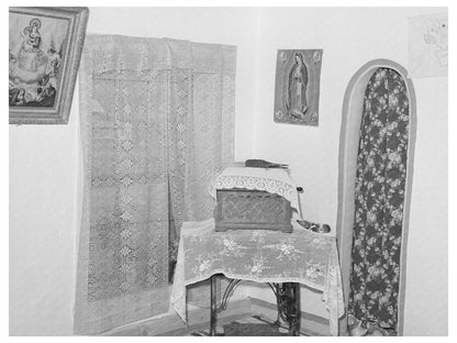 Spanish-American Farmers Home in Chamisal New Mexico 1940