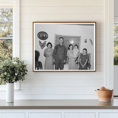 Spanish-American Farmer Family in Chamisal New Mexico 1940