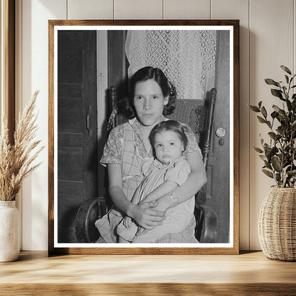 Matilda Lovato and Daughter Elsie Chamisal 1940 Portrait
