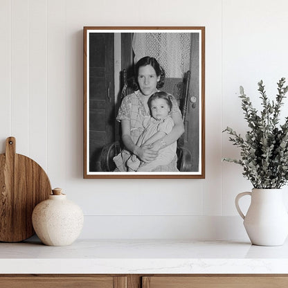 Matilda Lovato and Daughter Elsie Chamisal 1940 Portrait