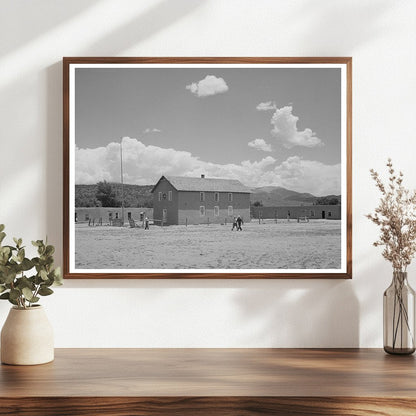 Costilla New Mexico Meeting Hall July 1940 FSA Collection