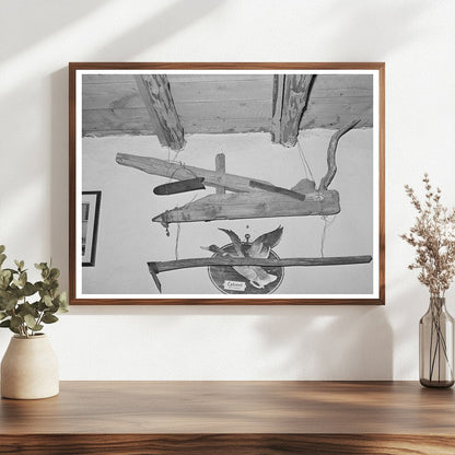 Handmade Plow and Hoe in Costilla New Mexico 1940