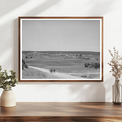 Chamisal New Mexico Rural Community July 1940