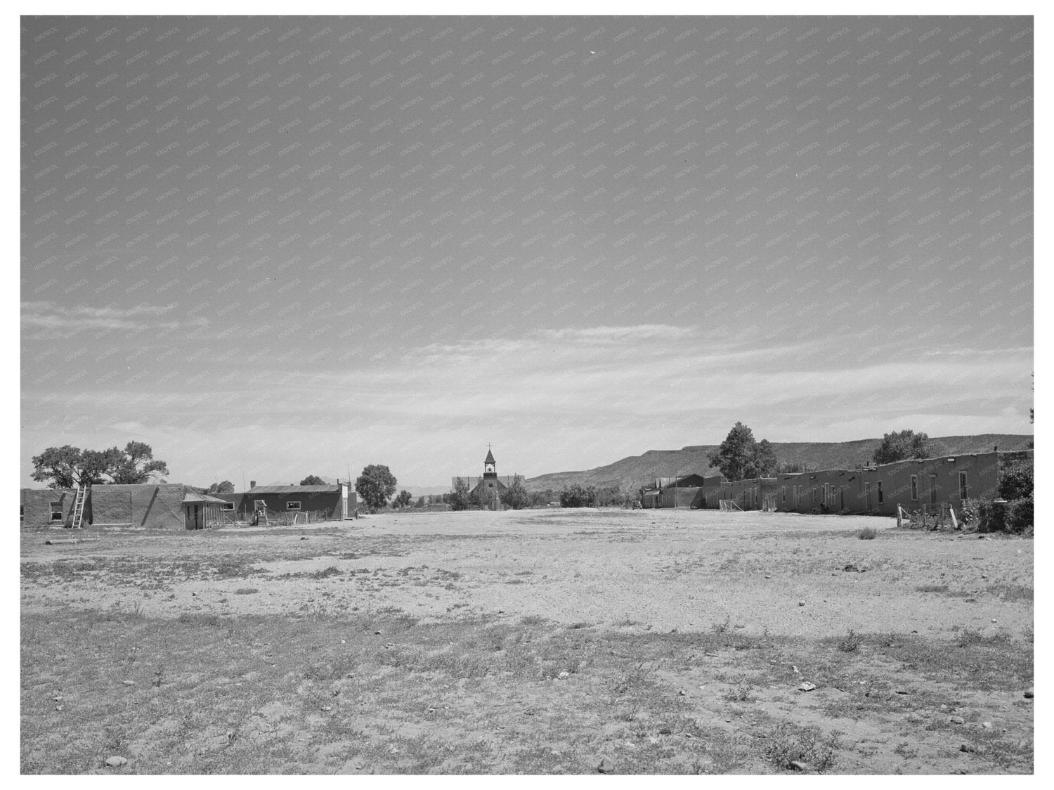 Garcia Colorado Houses July 1940 Historical Photograph