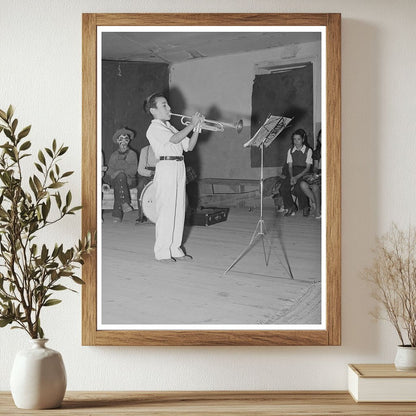 Spanish-American Musician Performing in Penasco 1940