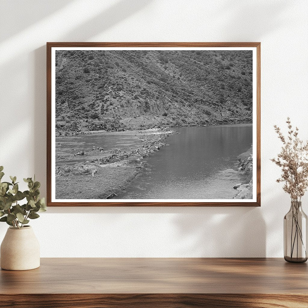 Irrigation Diversion Dam Rio Grande Taos County 1940