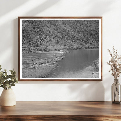 Irrigation Diversion Dam Rio Grande Taos County 1940