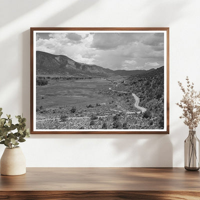 Valley of the Rio Costilla New Mexico July 1940 Landscape