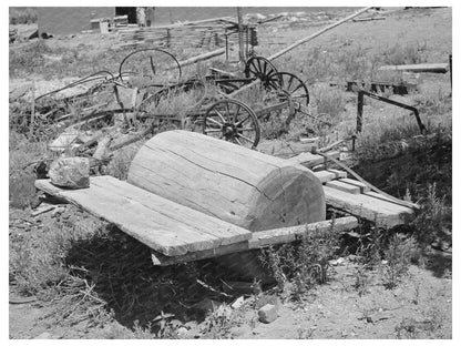 Wooden Roller in Amalia New Mexico 1940