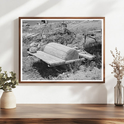 Wooden Roller in Amalia New Mexico 1940