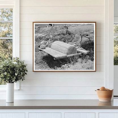 Wooden Roller in Amalia New Mexico 1940