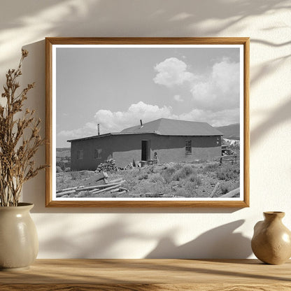 Spanish-American Farmer Home Amalia New Mexico 1940