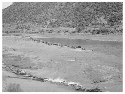 Rio Grande Diversion Dam Taos County New Mexico 1940