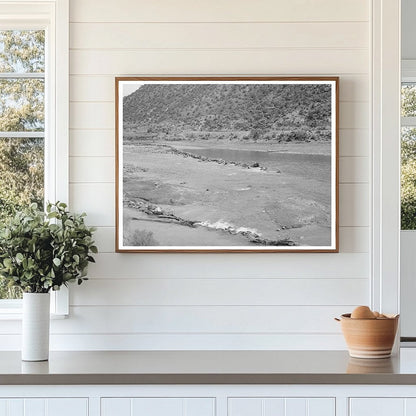 Rio Grande Diversion Dam Taos County New Mexico 1940