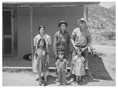 Spanish-American Farm Family in Amalia New Mexico 1940