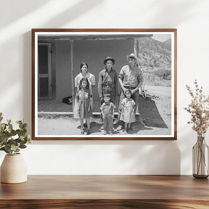 Spanish-American Farm Family in Amalia New Mexico 1940