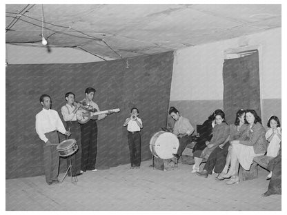 Orchestra at Spanish-American Show Penasco New Mexico 1940