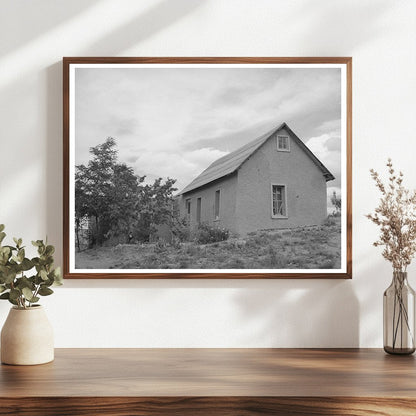 Spanish-American Farmer Home Chamisal New Mexico 1940