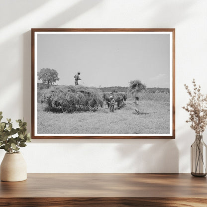 Farming Scene in Chamisal New Mexico July 1940