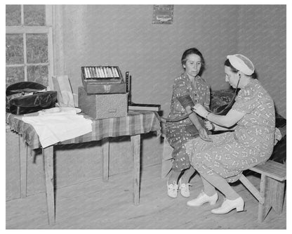 Traveling Clinic in Chamisal New Mexico July 1940