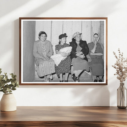 Spanish-American Women at Traveling Clinic Chamisal 1940