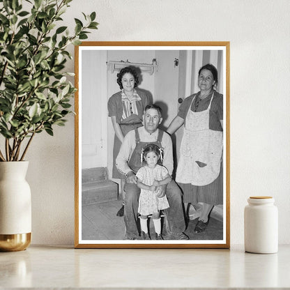 Spanish-American Farmer Family in Taos County 1940