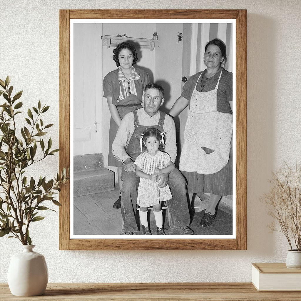 Spanish-American Farmer Family in Taos County 1940