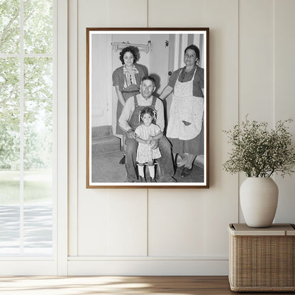 Spanish-American Farmer Family in Taos County 1940