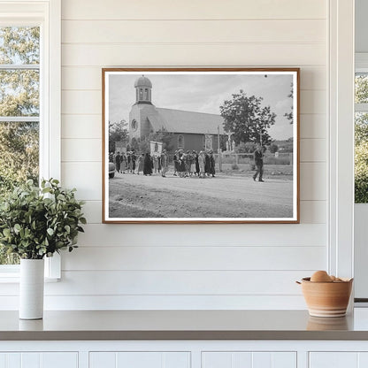 Spanish-American Catholic Procession Penasco New Mexico 1940