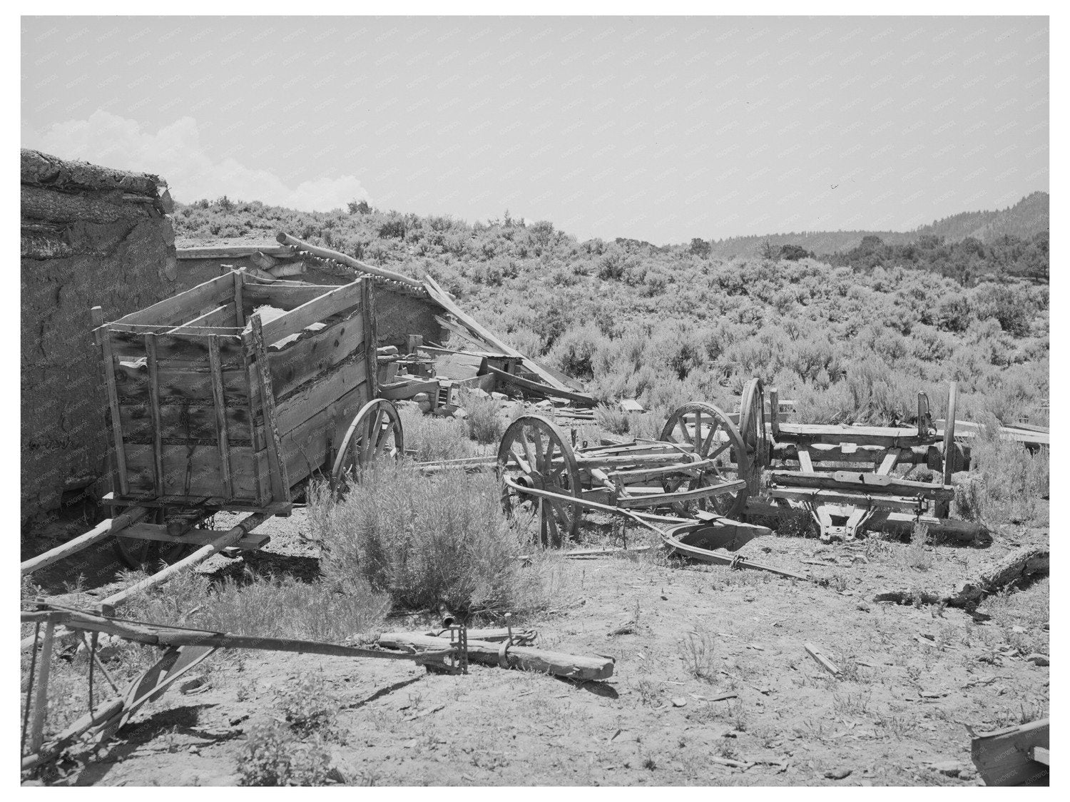 Spanish-American Farmer Equipment Amalia New Mexico 1940