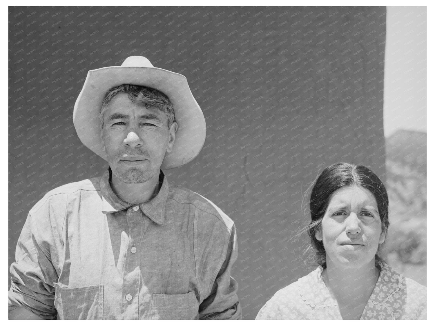Spanish-American Farmers in Amalia New Mexico 1940