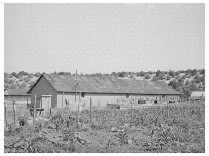 Vintage Barn in Penasco New Mexico July 1940 Photo