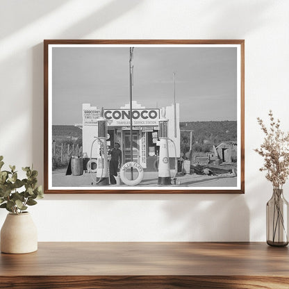 Modern Filling Station in Penasco New Mexico 1940