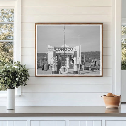 Modern Filling Station in Penasco New Mexico 1940